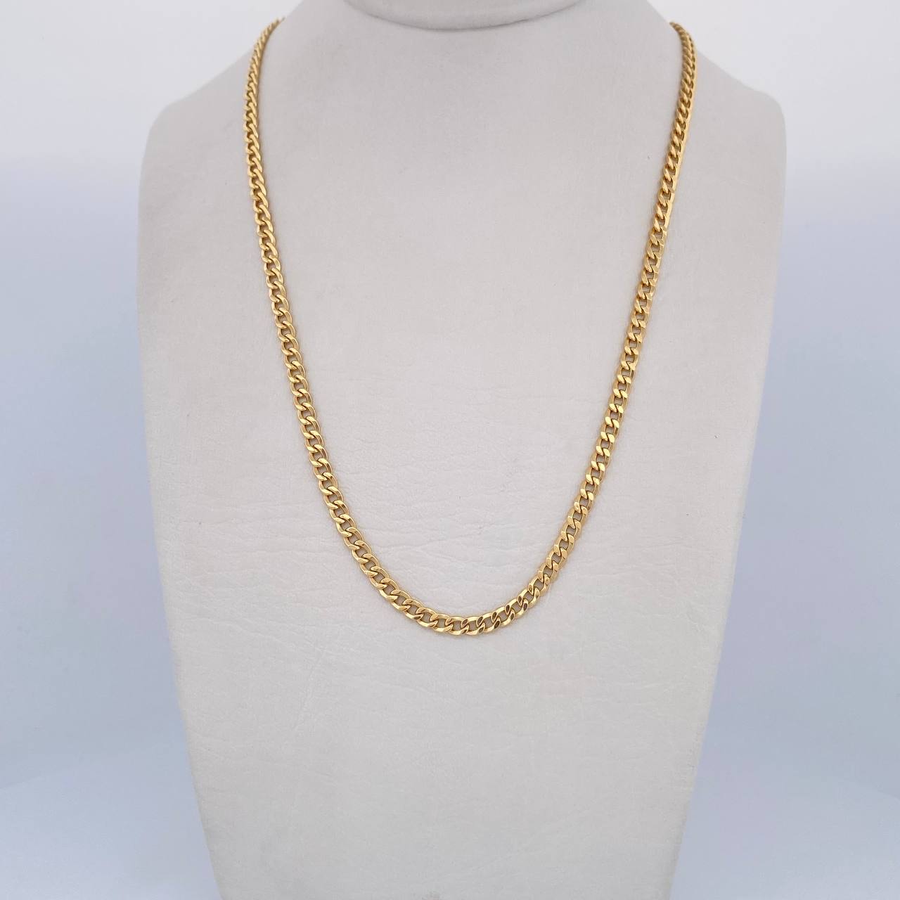 Cadena Cubana 6.6gr / 60.4cm / 2.7mm Oro Amarillo +0 18K &