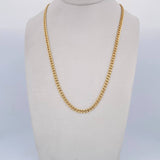 Cadena Cubana 6.6gr / 60.4cm / 2.7mm Oro Amarillo +0 18K &