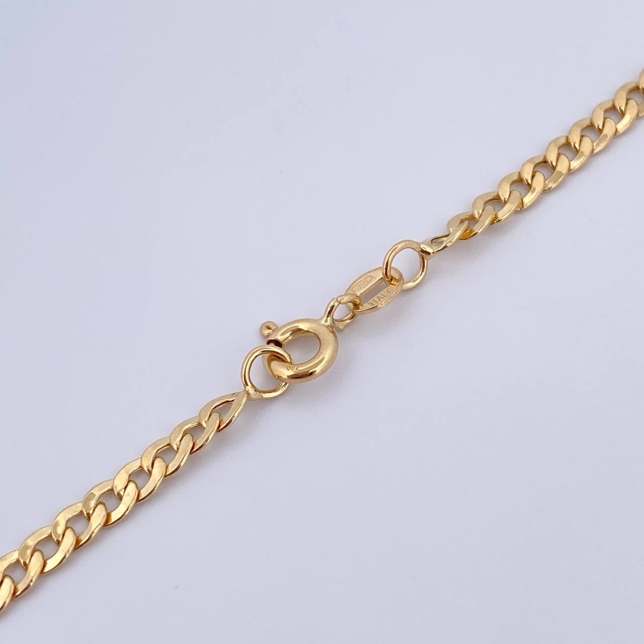 Cadena Cubana 7.05gr / 60.1cm / 3.2mm Oro Amarillo +0 18K &