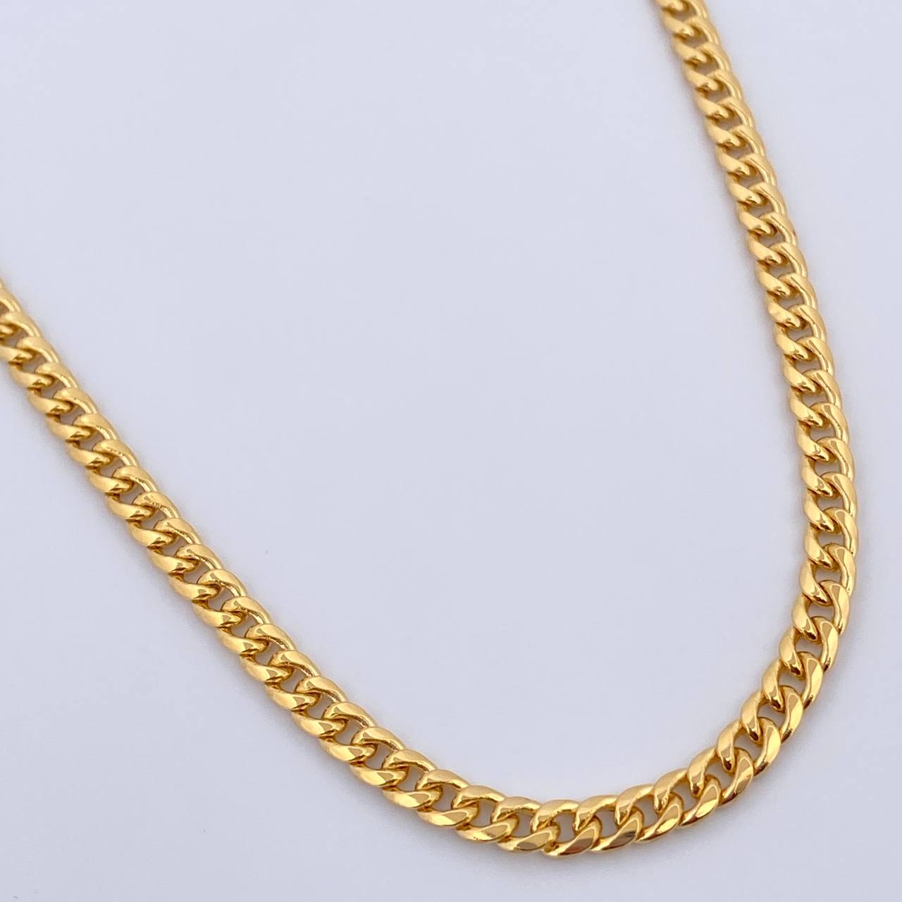 Cadena Cubana 8.85gr / 55cm / 3.5mm Oro Amarillo +0 18K &