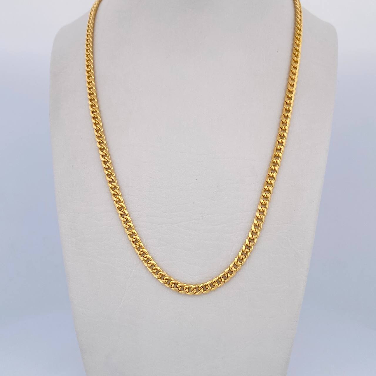 Cadena Cubana 8.85gr / 55cm / 3.5mm Oro Amarillo +0 18K &