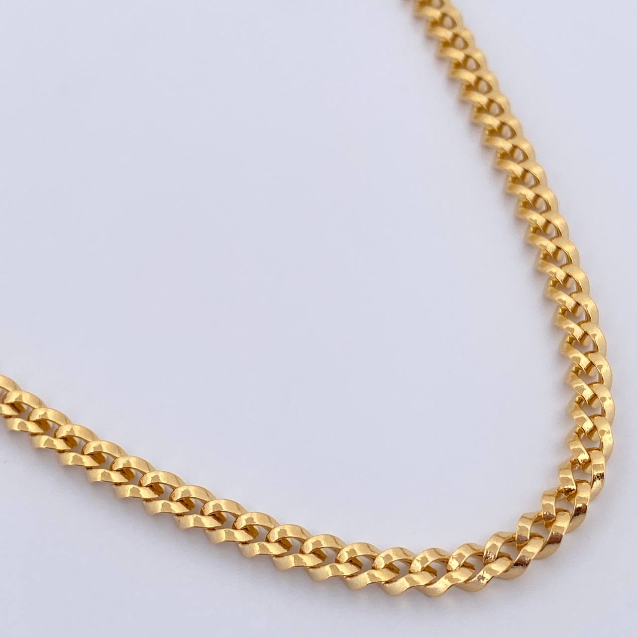 Cadena Cubana 11.25gr / 60cm / 3.7mm Oro Amarillo +0 18K &