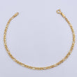 Pulso Figaro 1.1gr / 18cm / 2.1mm Oro Amarillo +1 18K &