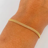 Pulso Sedusa 1.6gr / 19cm / 3.1mm Oro Amarillo +3 18K &