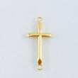 Herraje Cruz 0.55gr / 3.7cm / Oro Amarillo 18K