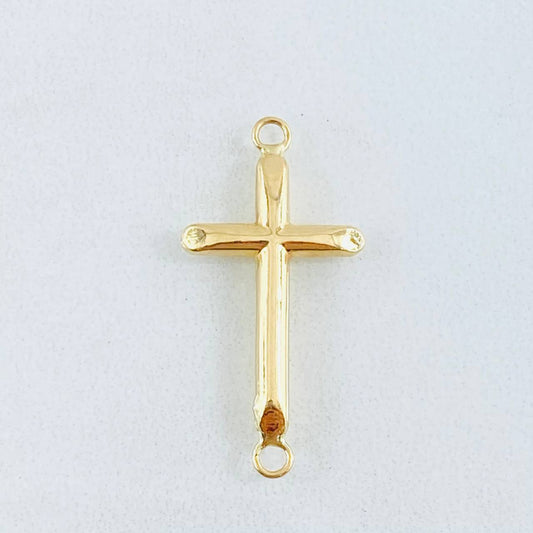 Herraje Cruz 0.55gr / 3.7cm / Oro Amarillo 18K