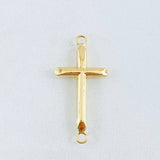 Herraje Cruz 0.55gr / 3.7cm / Oro Amarillo 18K