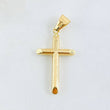 Dije Cruz 0.85gr / 3.5cm / Oro Amarillo 18K ©