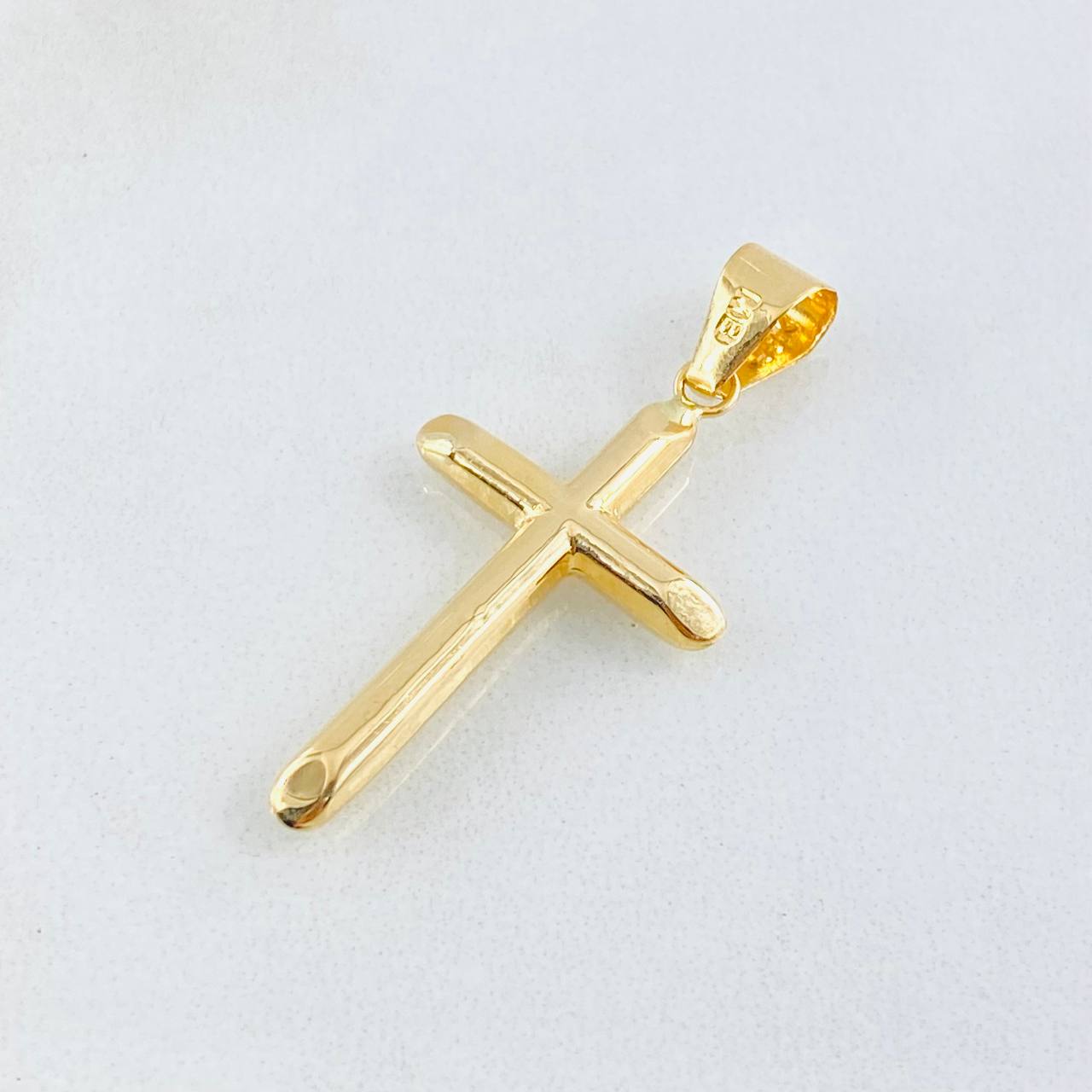 Dije Cruz 0.85gr / 3.5cm / Oro Amarillo 18K ©