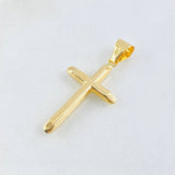 Dije Cruz 0.85gr / 3.5cm / Oro Amarillo 18K ©