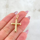 Dije Cruz 1.1gr / 3.5cm / Oro Amarillo 18K
