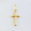 Dije Cruz 0.95gr / 3cm / Oro Amarillo 18K ©