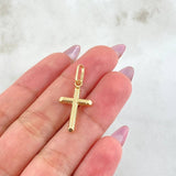 Dije Cruz 0.95gr / 3cm / Oro Amarillo 18K ©