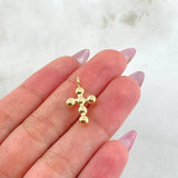 Dije Cruz Esferas Consecutivas 0.7gr / 2cm / Oro Amarillo 18K ©