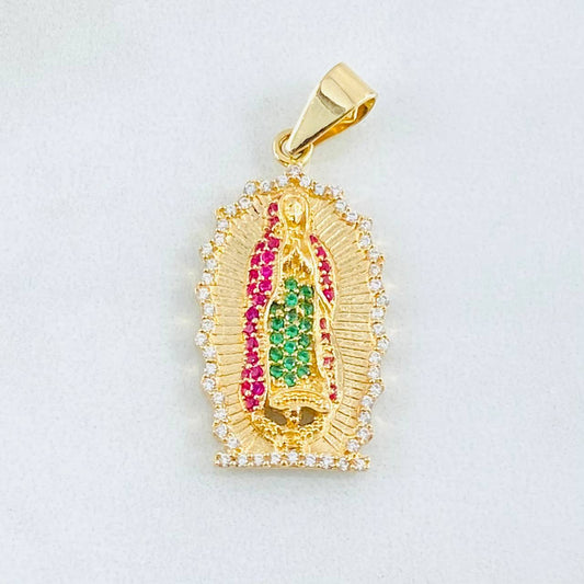 Dije Virgen Guadalupe 5.05gr / 3.5cm / Oro Amarillo 18K ©