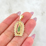 Dije Virgen Guadalupe 5.05gr / 3.5cm / Oro Amarillo 18K ©