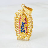 Dije Virgen Guadalupe 4.4gr / 3.4cm / Oro Amarillo 18K ©