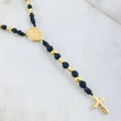 Rosario Tejido Virgen Milagrosa 6gr / 60cm / 4mm-6mm Oro Amarillo 18K