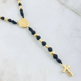 Rosario Tejido Virgen Milagrosa 6gr / 60cm / 4mm-6mm Oro Amarillo 18K