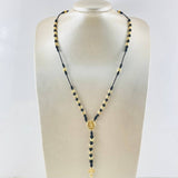 Rosario Tejido Virgen Milagrosa 6gr / 60cm / 4mm-6mm Oro Amarillo 18K