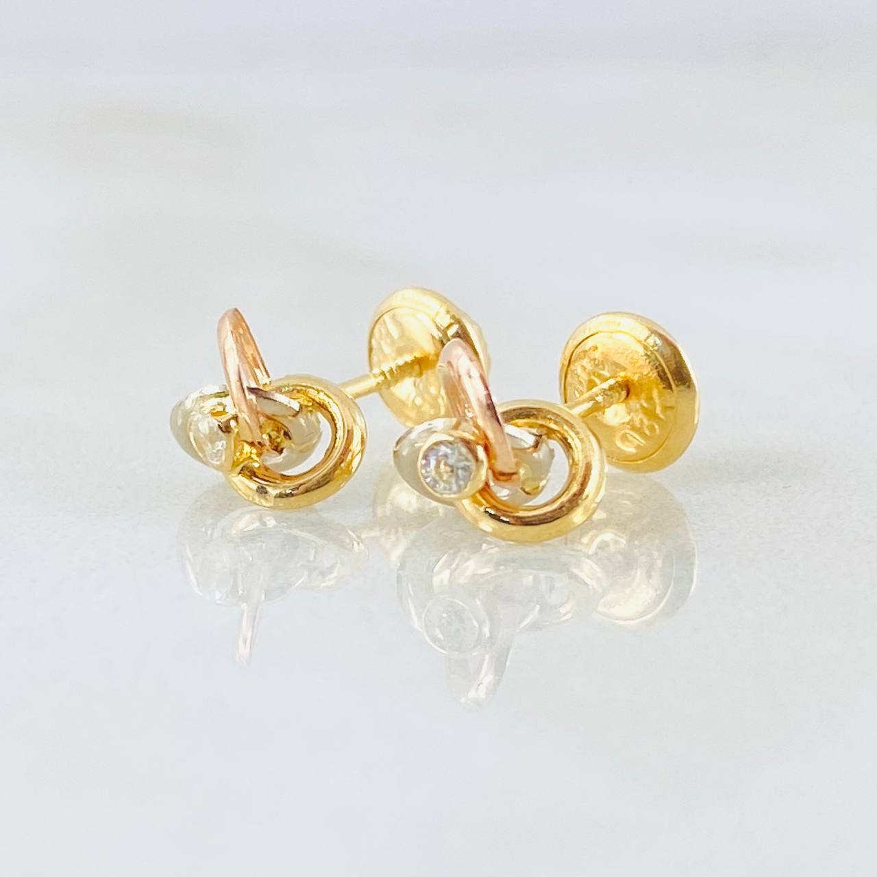 Topos Helice 0.9gr / 6mm Oro Amarillo 18K ©