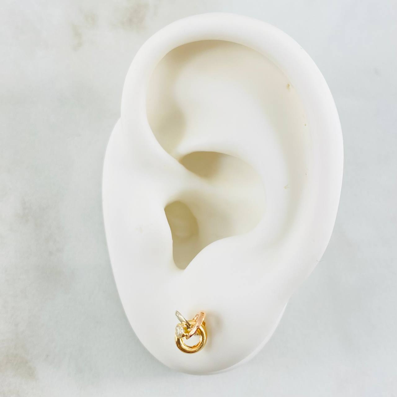 Topos Helice 0.9gr / 6mm Oro Amarillo 18K ©