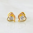 Topos Corazón Silueta 0.85gr / Tres Oros 18K