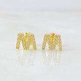 Topos Letra M 1.3gr / Oro Amarillo 18K *
