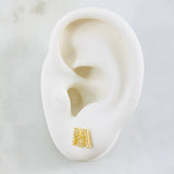 Topos Letra M 1.3gr / Oro Amarillo 18K *
