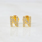 Topos Letra N 0.9gr / Oro Amarillo 18K *