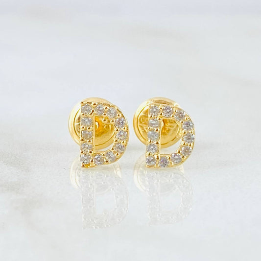 Topos Letra D 0.75gr / Oro Amarillo 18K *