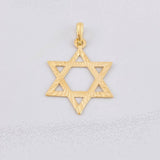 Dije Estrella de David 1.75g / 3.4cm Oro Amarillo 18K