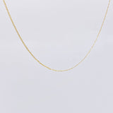 Cadena Plana 1.45g / 40.5cm / 1.4mm Oro Amarillo 18K