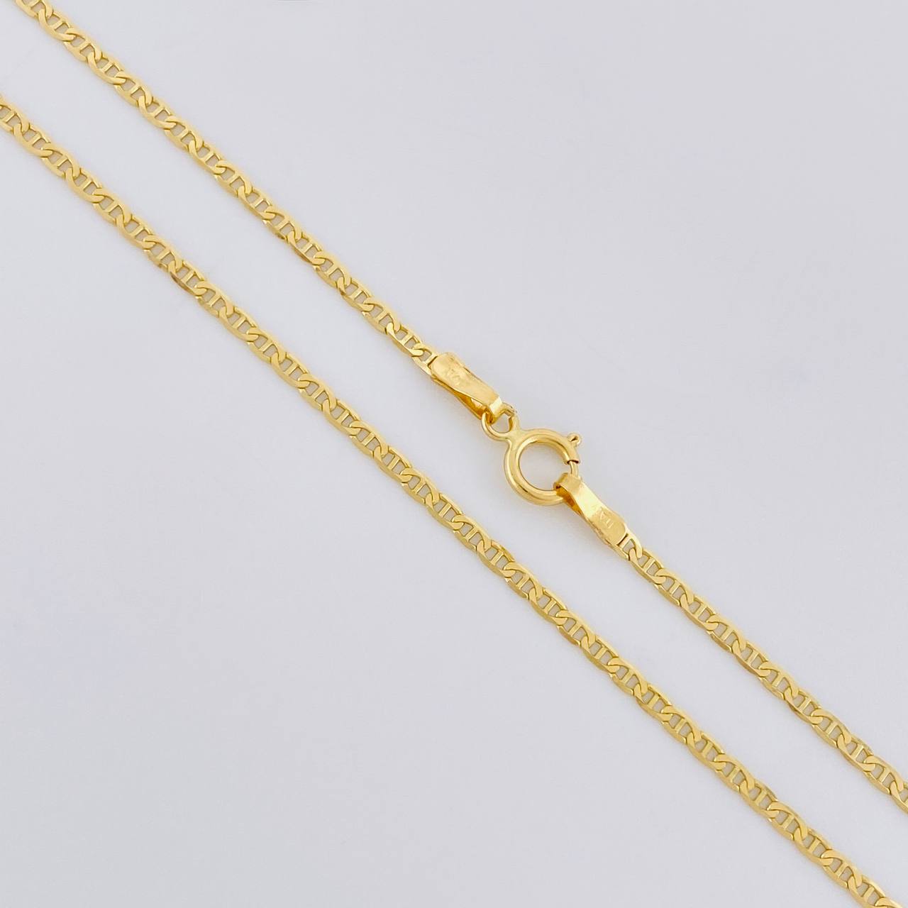 Cadena Plana 1.6g / 40cm / 1.35mm Oro Amarillo 18K