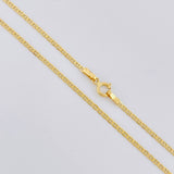 Cadena Plana 1.5g / 40.5cm / 1.4mm Oro Amarillo 18K