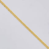 Cadena Plana 1.6g / 40cm / 1.35mm Oro Amarillo 18K