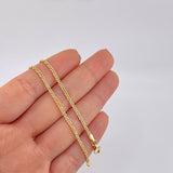 Cadena Lumachina 3.7g / 60cm / 2mm Oro Amarillo 18K