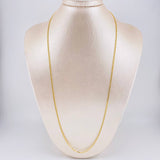 Cadena Lumachina 3.8g / 60cm / 2mm Oro Amarillo 18K