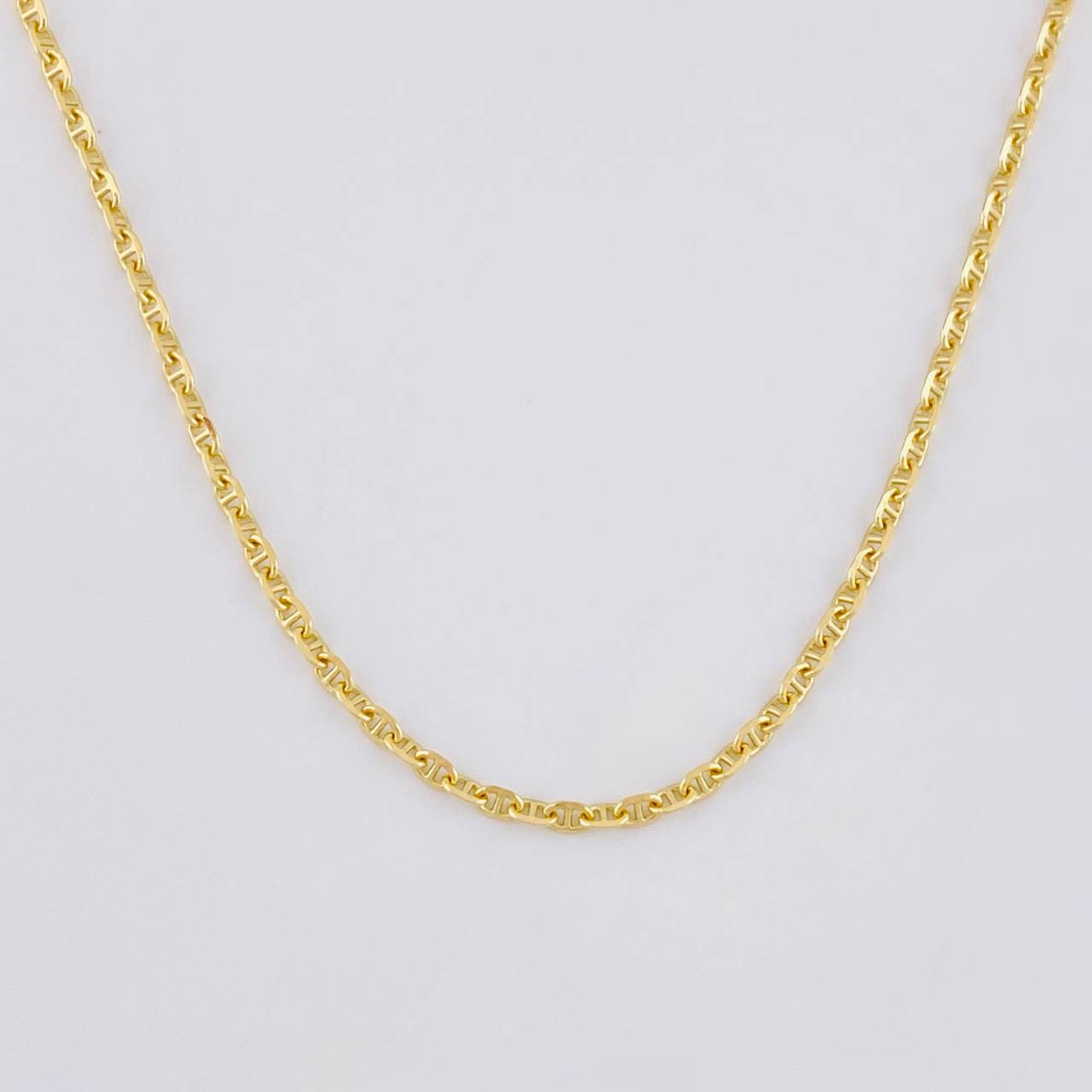 Cadena Escalera 2.7g / 50.5cm / 1.4mm Oro Amarillo 18K