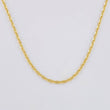 Cadena Escalera 2.7g / 50.5cm / 1.4mm Oro Amarillo 18K
