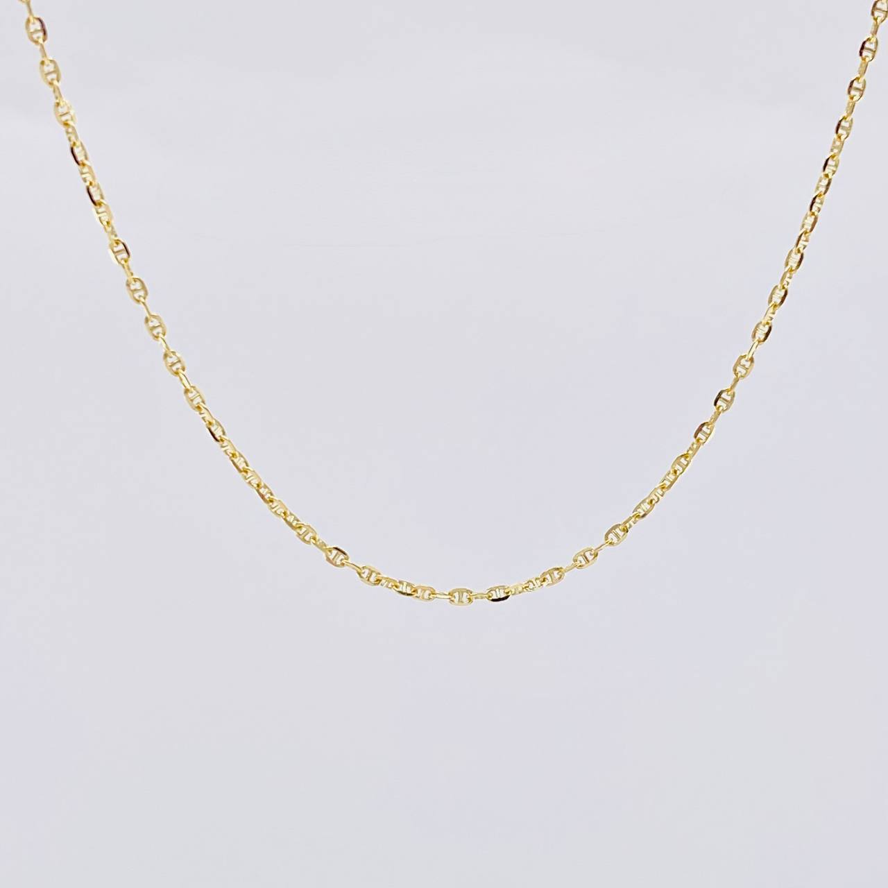 Cadena Escalera 2.7g / 50.5cm / 1.4mm Oro Amarillo 18K