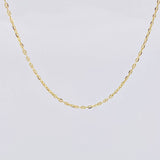 Cadena Escalera 2.7g / 50.5cm / 1.4mm Oro Amarillo 18K