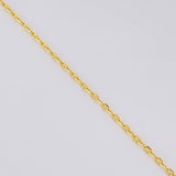 Cadena Escalera 2.7g / 50.5cm / 1.4mm Oro Amarillo 18K