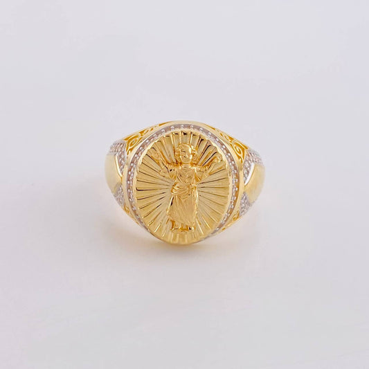 Anillo Divino Niño 10g / T10 1/4 Oro Amarillo 18K