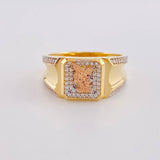 Anillo San Miguel Arcángel 9.3g / T11 3/4 Tres Oros 18K