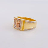Anillo San Miguel Arcángel 9.3g / T11 3/4 Tres Oros 18K