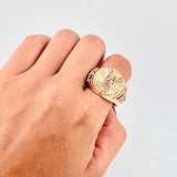 Anillo Virgen de Guadalupe 10.8g / T11 Tres Oros 18K