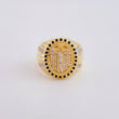Anillo Inri 10g / T10 Dos Oros Amarillo Blanco 18K