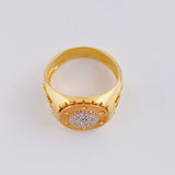 Anillo Circulo de Luz 8.35g / T10 Tres Oros 18K