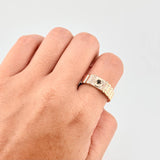 Anillo Punto de Equilibrio 4.2g / T10 1/4 Oro Rosa 18K